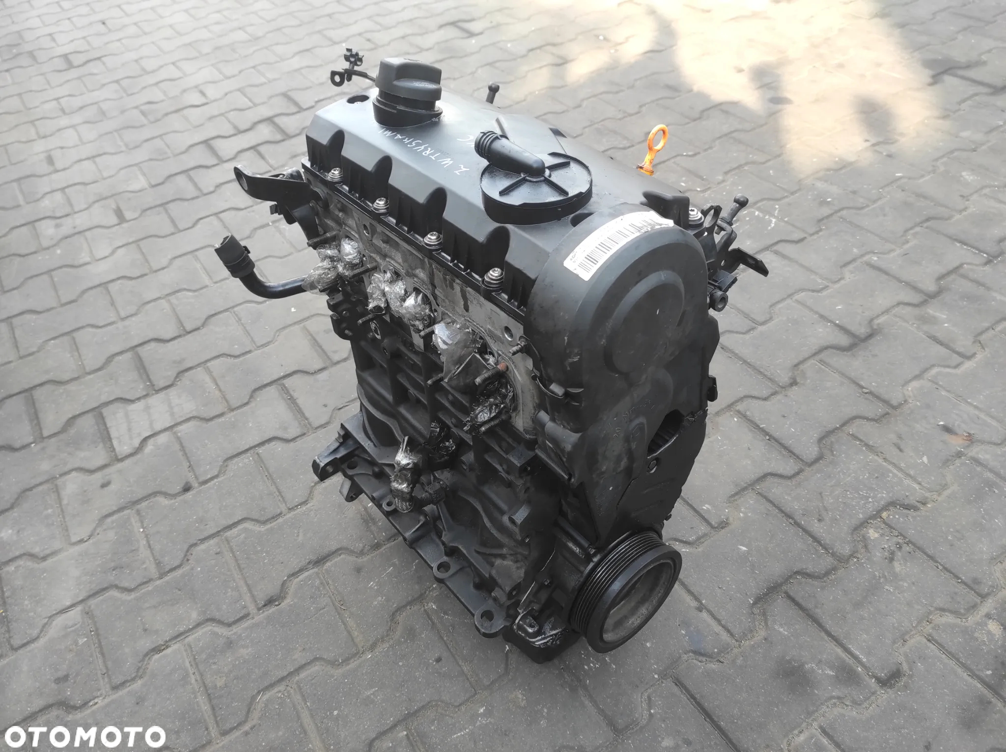 SILNIK SŁUPEK VW AUDI SEAT SKODA 1.9 TDI 105 KM 204TYS BJB BKC BXE BRU AVQ BXF Z POMPOWTRYSKAMI WYSYŁKA !!!!!! - 5