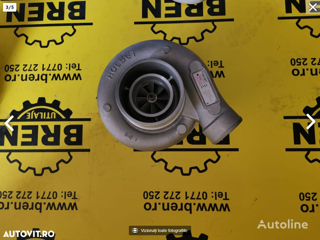 Turbocompresor motor (H200352245) pentru excavator IVECO NEW HOLLAND E215 nou - 3