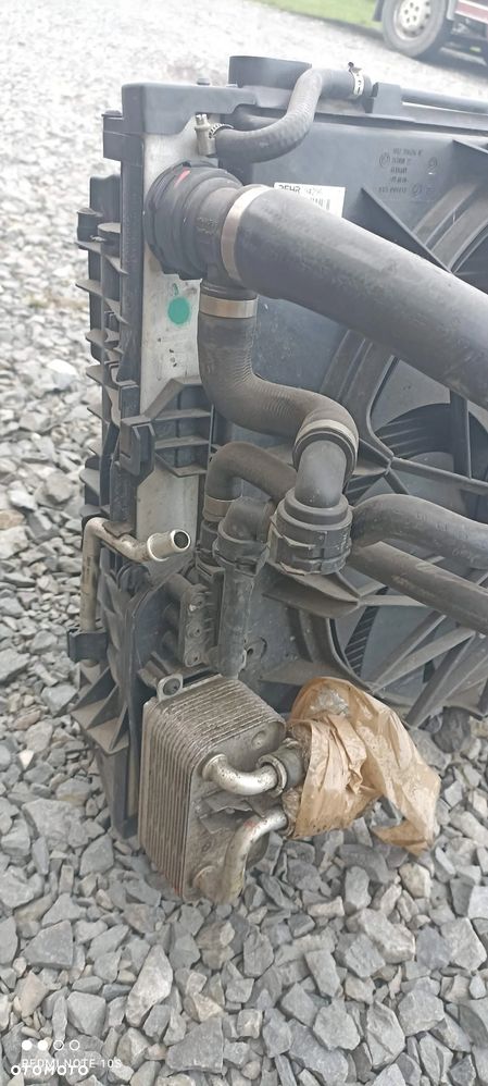 BMW E60 4.4 545 KOMPLET CHŁODNIC Wentylator WODA Wody Klimatyzacji - 12