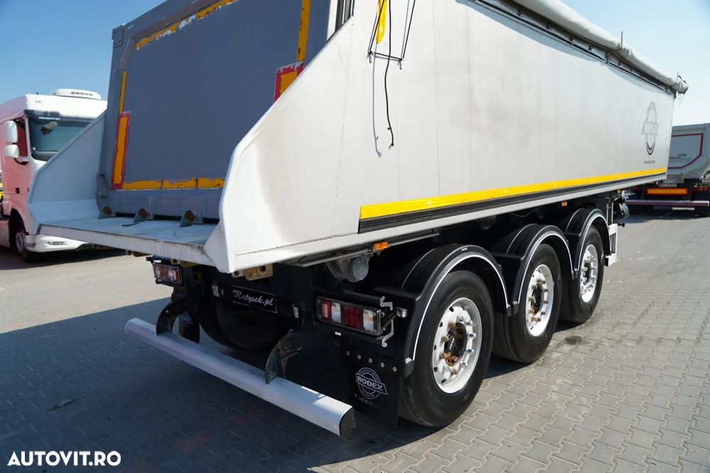 Bodex BASCULĂ BODEX 25 m3 / ALUMINIU / 2X AXE RIDICATIVE / 5.300 KG / JANTE DIN ALIAJ / - 13