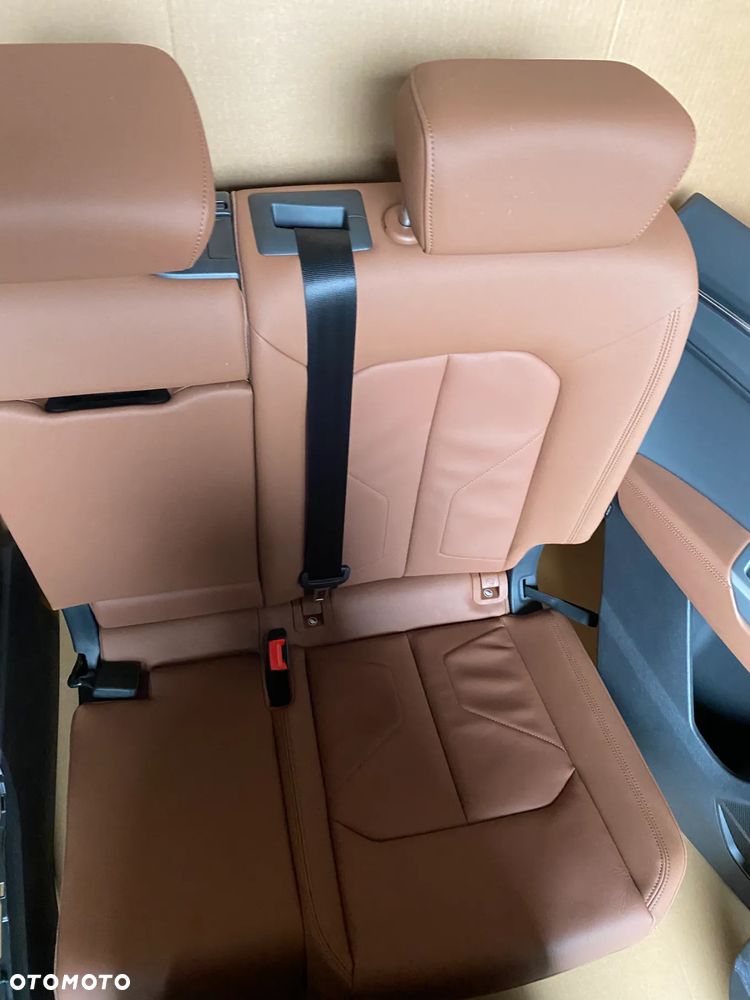 Audi Q3 83A kompletny środek Fotel fotele kanapa skóra boczki brązowe 32km - 8