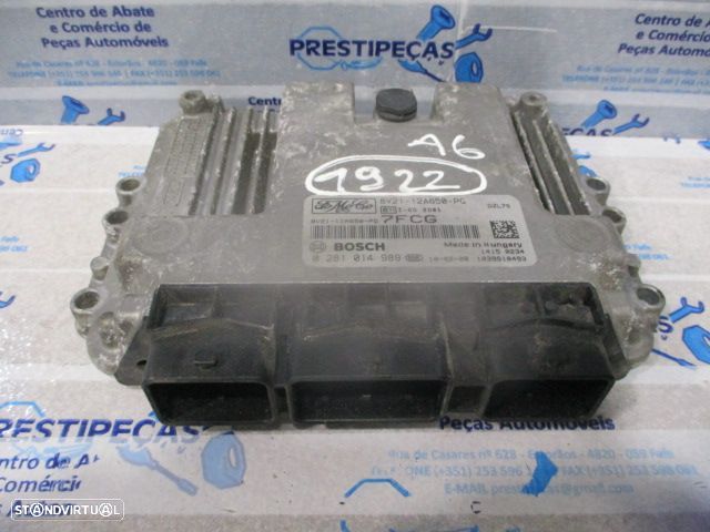 Centralina 0281014989 8V2112A6540PG  8V5115K600CH  8A6T10849GJ FORD FIESTA 6 FASE 1 2010 1.6TDCI 90CV 5P PRETO BOSCH - 9