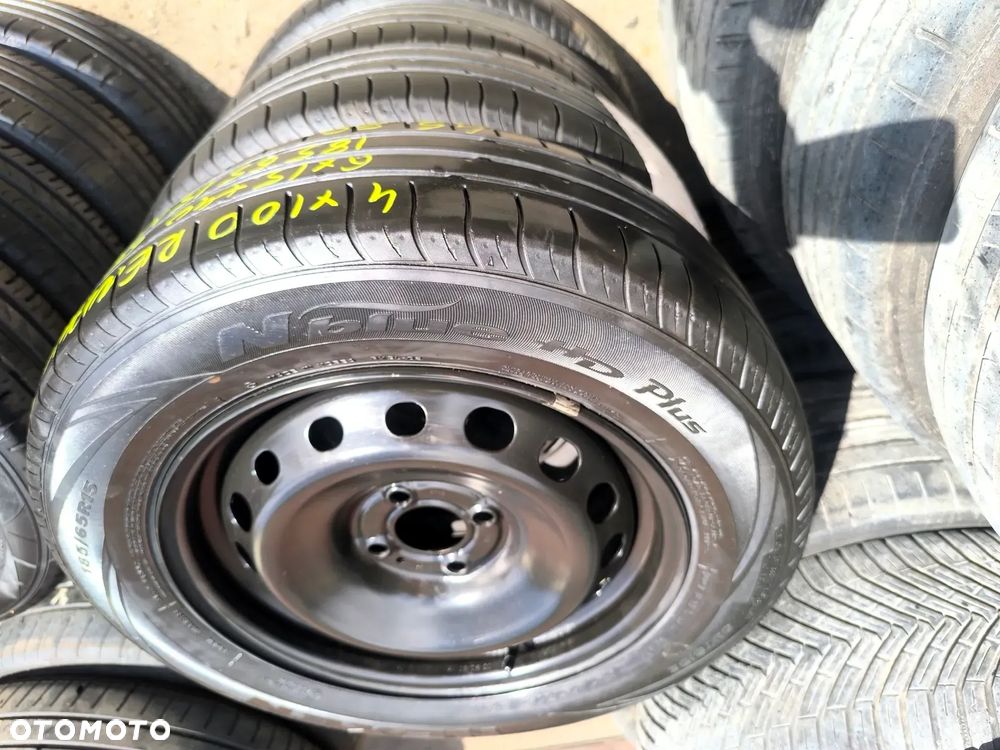 4x100 Felgi Stalowe Stal 15 Koła Letnie Lato RENAULT CLIO MODUS MEGANE SCENIC KANGOO DACIA DOKKER SANDERO LODGY LOGAN NISSAN NOTE I II 2 MICRA K14 Legnica ALU-RAD 4,5mm 185/65 - 6