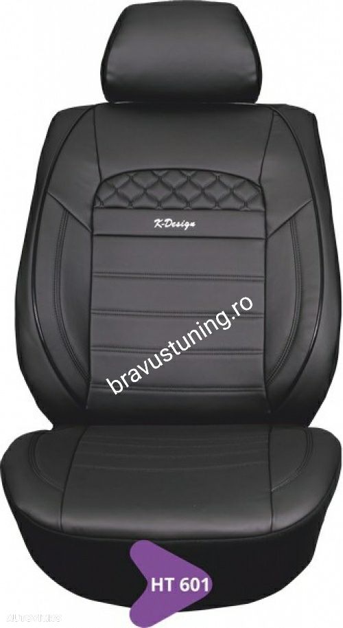 Huse scaun auto Piele Ecologica Audi,BMW,Passat,Ford,Opel,Seat,Duster - 4