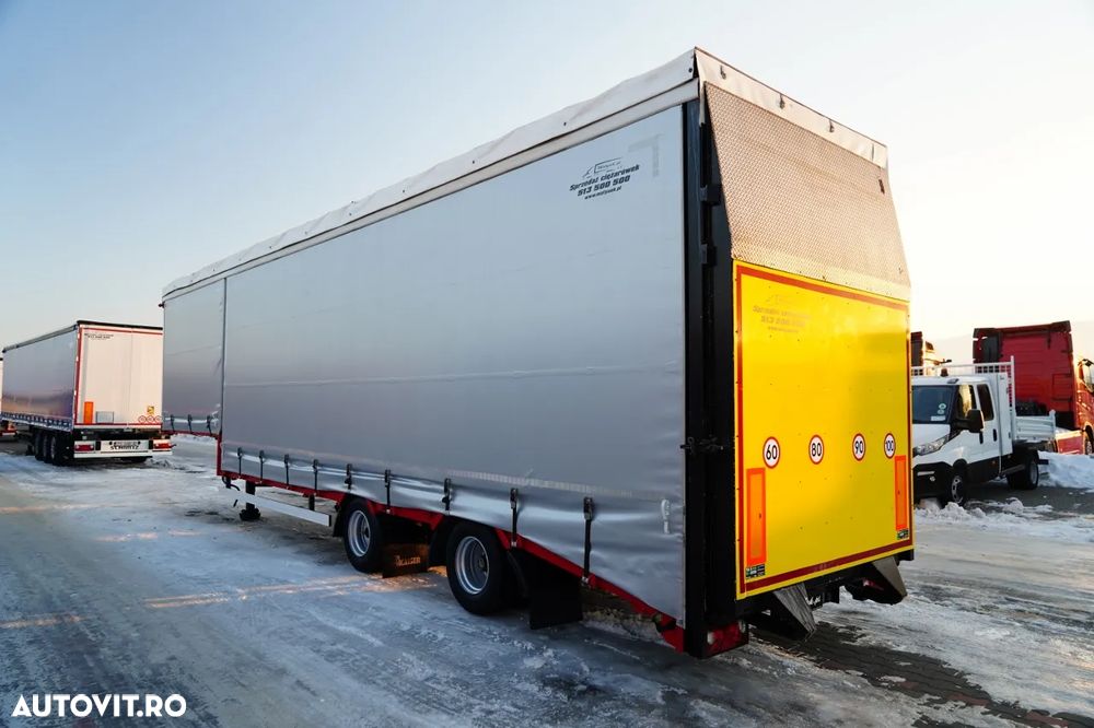 Eggers REMORCA / CORTINĂ / TROLIU / RAMPĂ HIDRAULICĂ / - 4