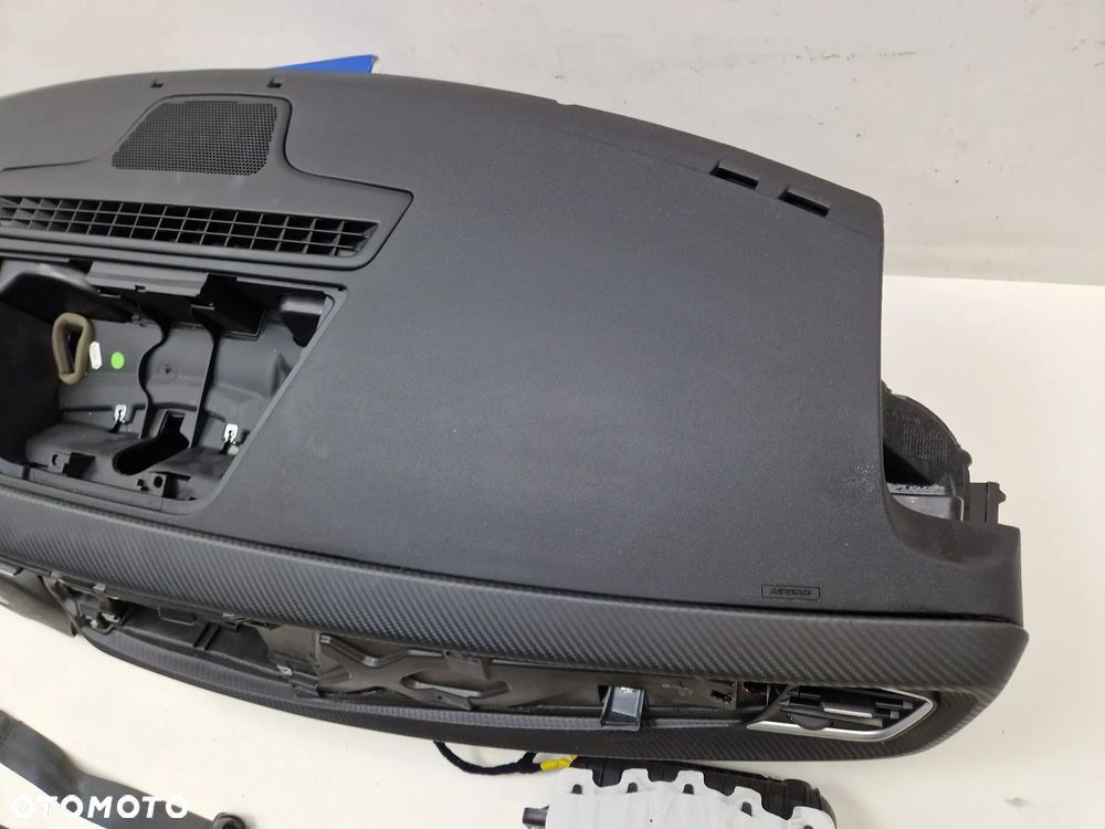 Deska konsola AIR BAG pasy dopinacze komplet Alfa Romeo Giulietta VELOCE LIFT FL CARBON - 5