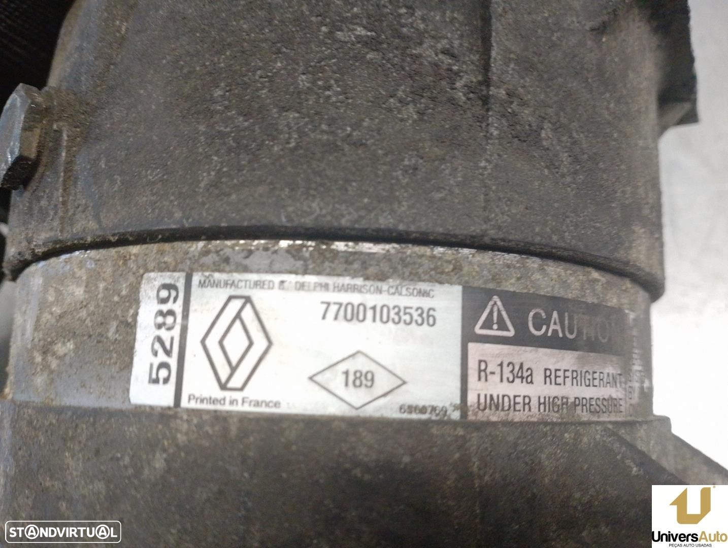 COMPRESSOR AR CONDICIONADO RENAULT MEGANE I COACH 2000 -7700103536 - 4