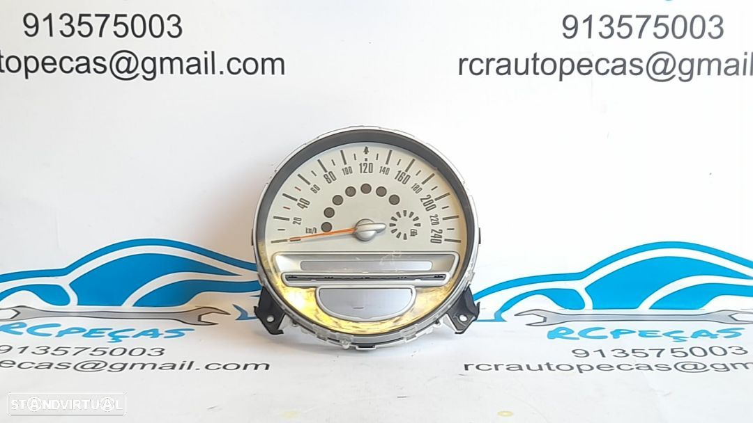 QUADRANTE KMS MOSTRADORES PAINEL INSTRUMENTOS 62116977077 6977077 67379411 MINI COOPER R56 - 6