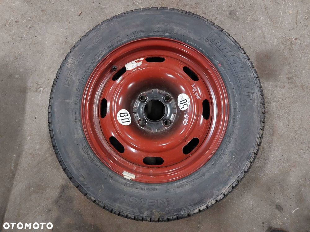 KOŁO FELGA OPONA ZAPAS 4x108 6Jx15 ET27 FI65,1 195/65R15 CITROEN C4 I - 1