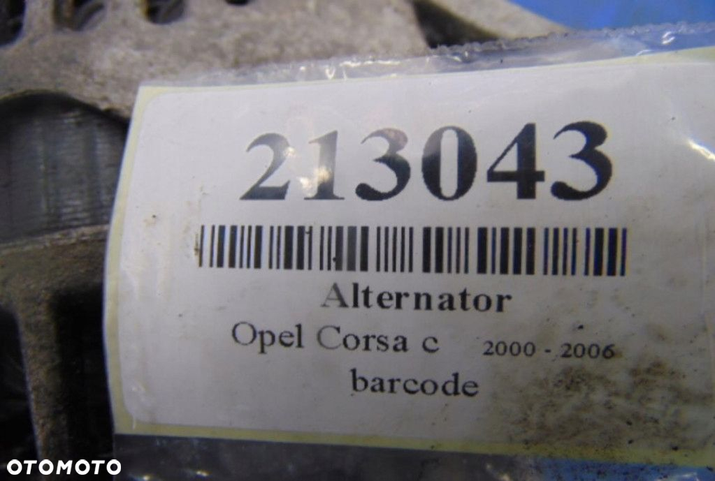 OPEL CORSA C 1.3 ALTERNATOR - 6