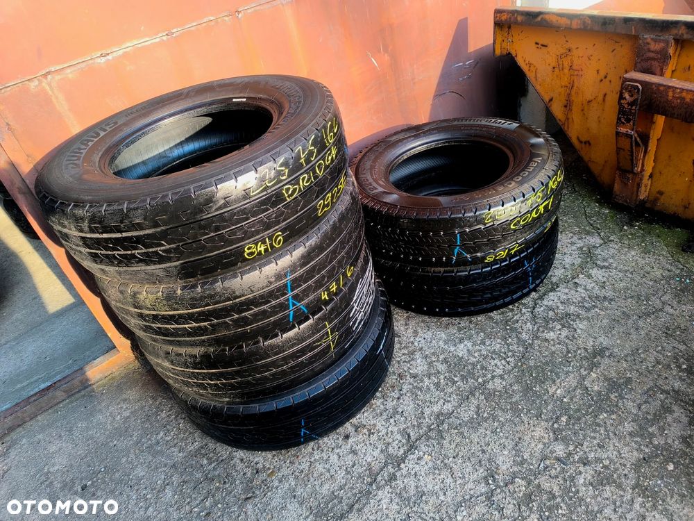 225/75R16C 118/116R Opony Letnie Lato CONTINENTAL VancoCamper 8mm BRIDGESTONE DURAVIS R660 8,5-5mm Legnica ALU-RAD 225/75 - 1