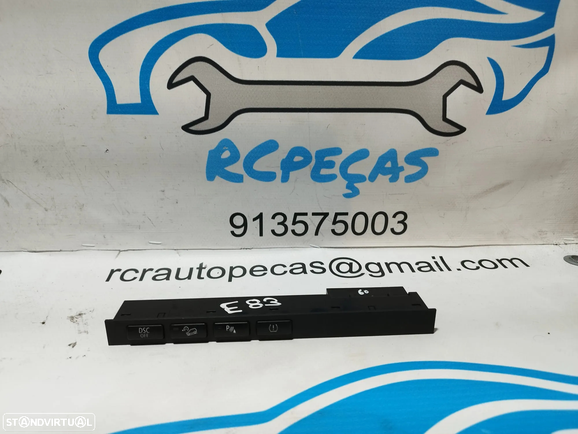 COMUTADOR BOTÃO BOTÕES SWITCH CONTROL DE TRAÇAO SENSOR ESTACIONAMENTO DSC BMW X3 E83 61313435201 03742537  M47/T2 204d4 - 4