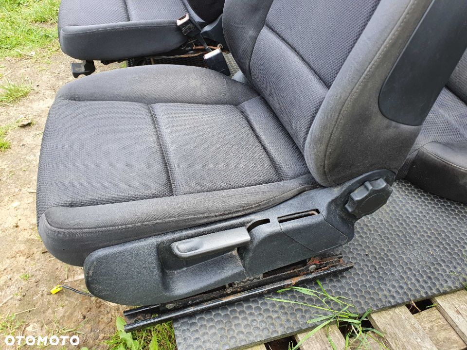 Fotele Fotel Kanapa Skladana Welur Czarny Soul Audi A4 B6 Sedan Kombi - 8