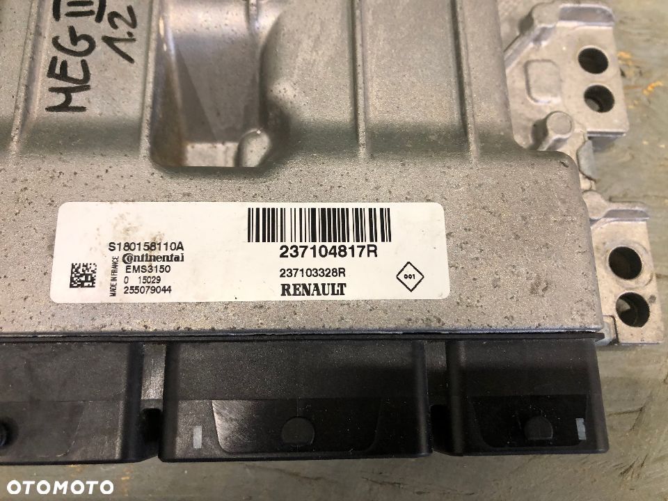 RENAULT MEGANE III LIFT 1.2 TCE 2008-2016 KOMPUTER STEROWNIK SILNIKA 237104817R - 2