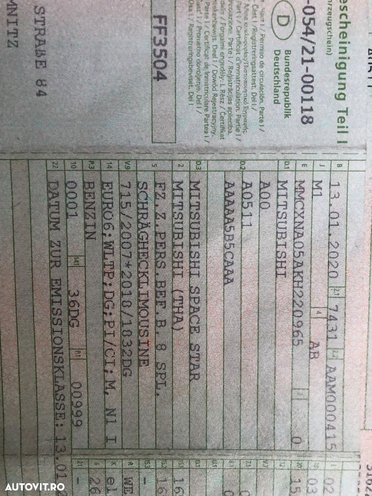 Mitsubishi Space Star 1.0 Clear Tec Plus - 33