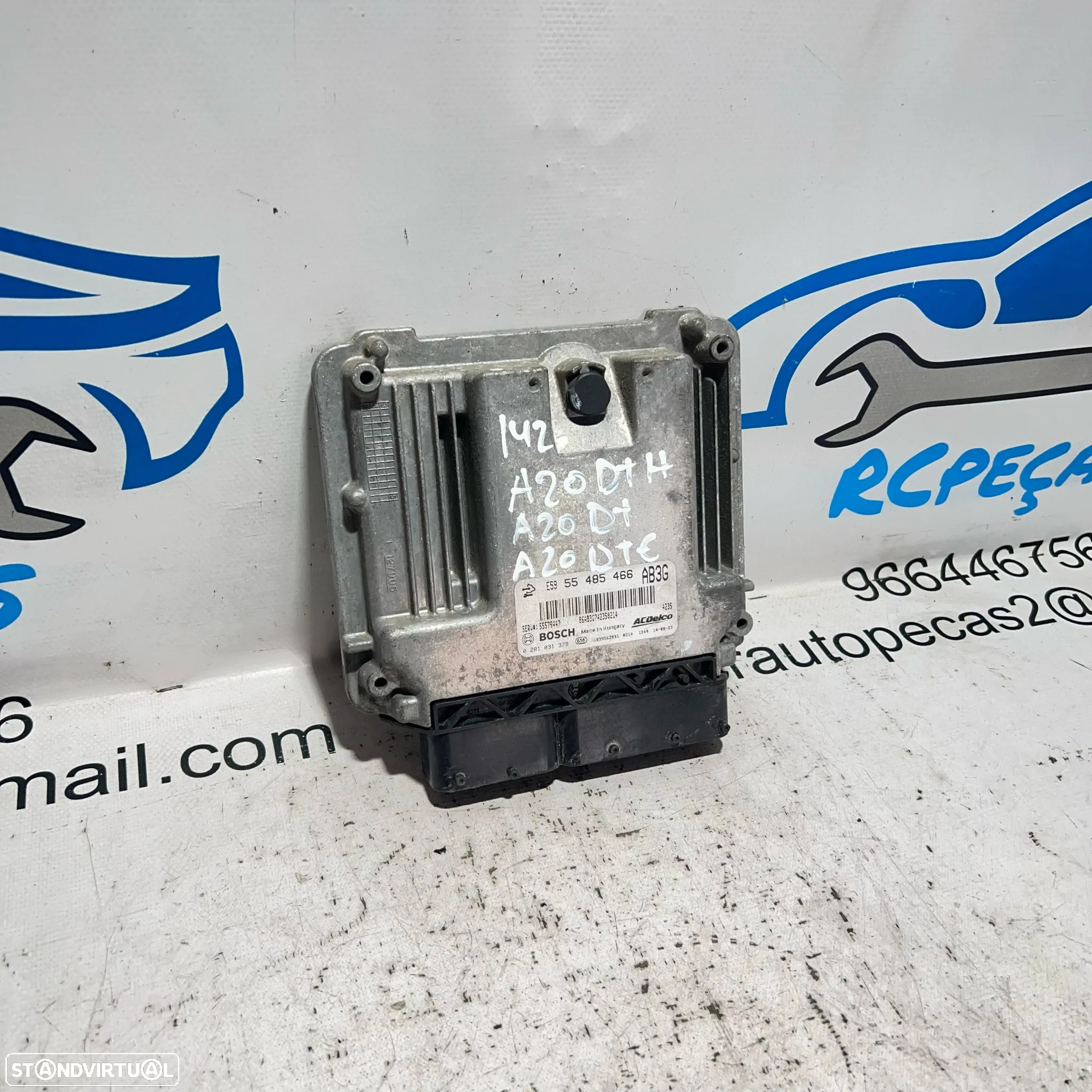 .Centralina Original Motor Bosch GM Opel 2.0 CDTi A20DTH A20DTE A20DT 55 485 466 / 0 281 031 379 - 4