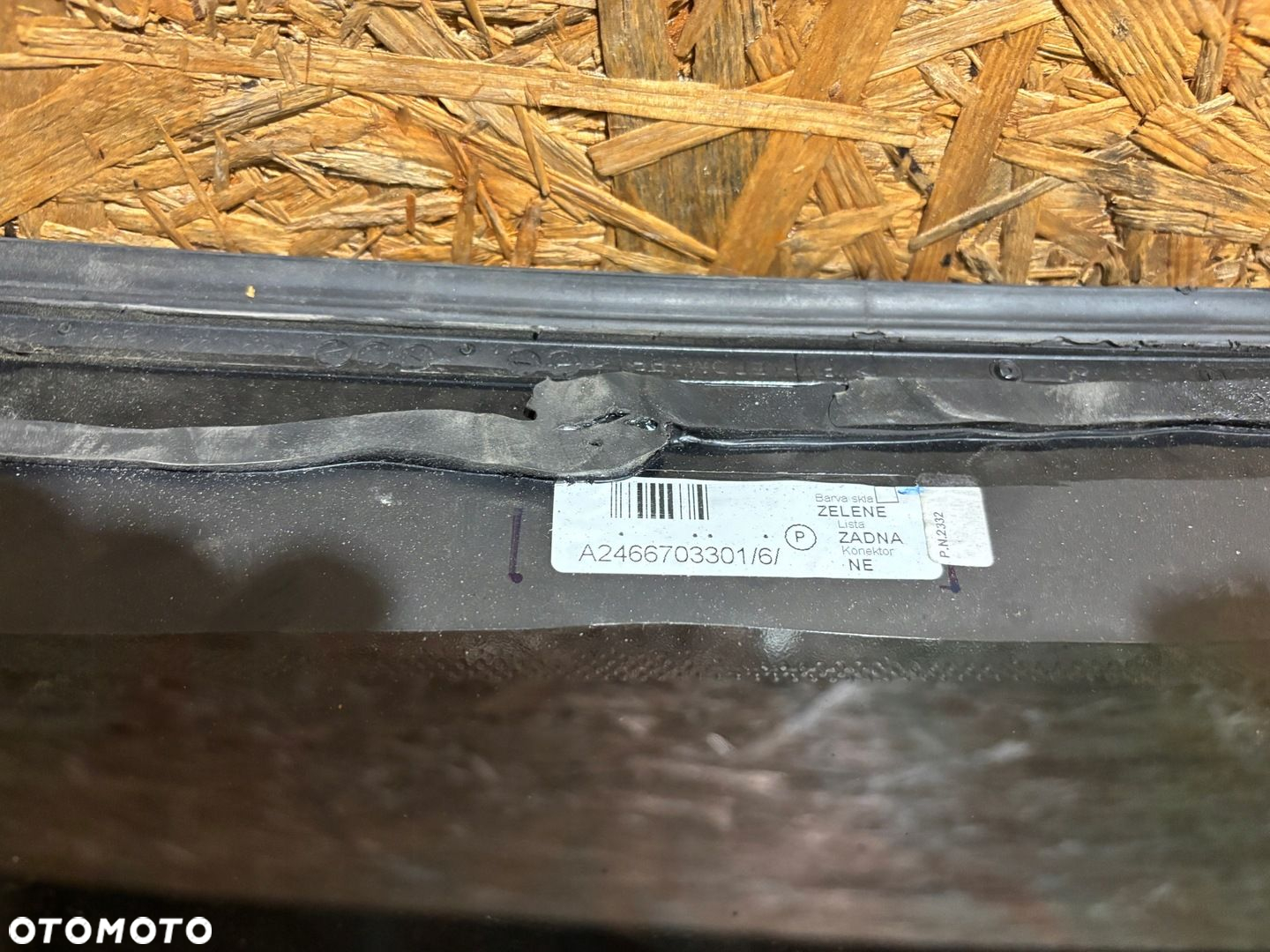 MERCEDES B-KLASA W246 SZYBA KAROSERYJNA PRAWA A2466703301 - 3