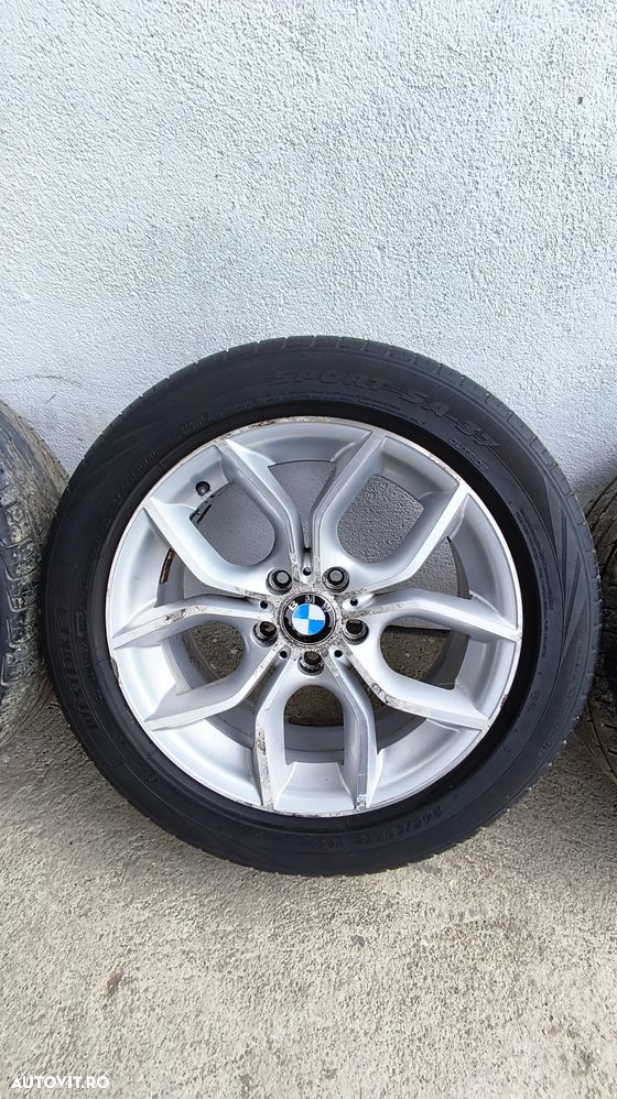 Set jante BMW Style 308  X3 F25 X4 F26 18 x8 J ET43 cu anvelope vara245/50/18 - 3