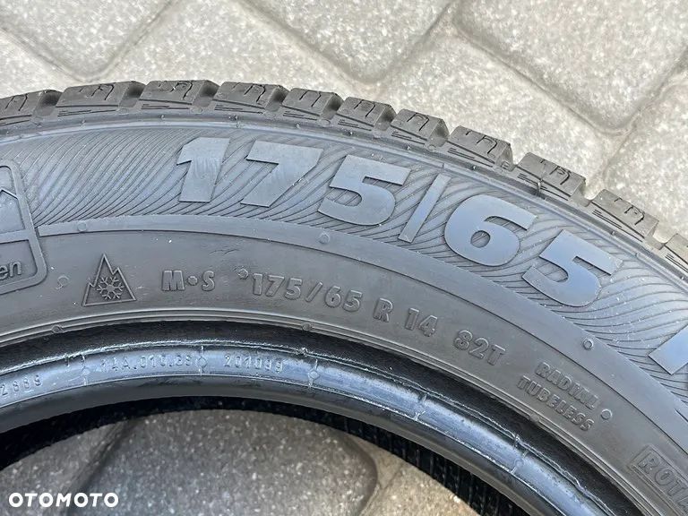 CZTERY ZIMOWE OPONY SEMPERIT 175/65 R14 82T  5 i 7 MM BIEŻNIKA ZIMA - 8