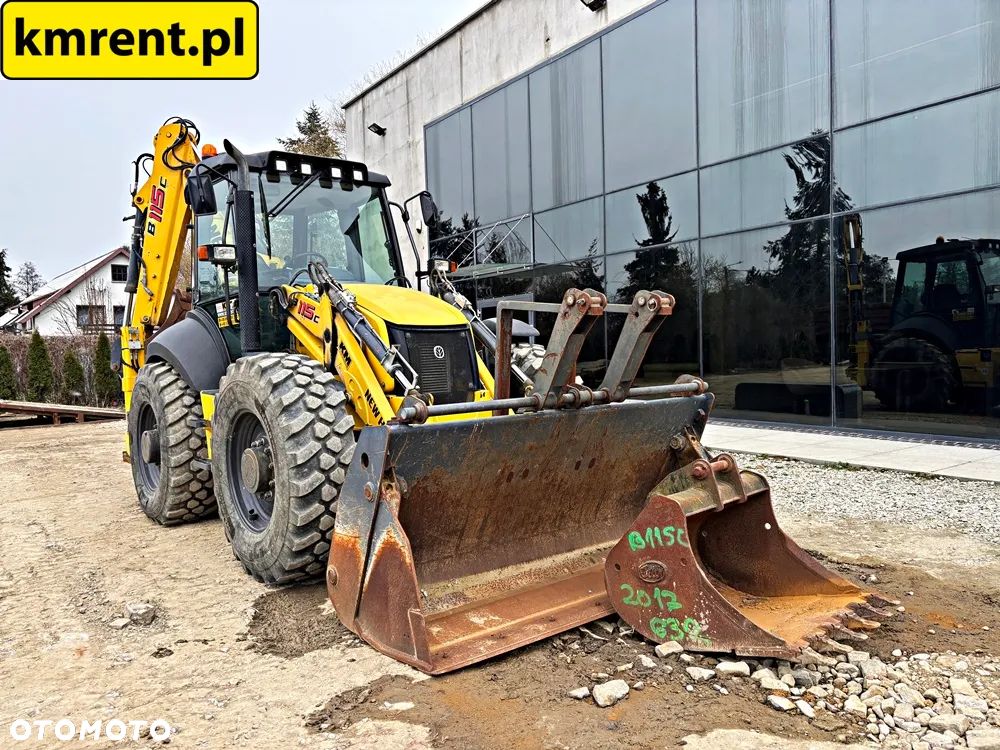 New Holland B 115 C KOPARKO-ŁADOWARKA 2017r. MTH: 3610 | jcb 3cx 4CX 5CX CAT 444 434 CASE 695 590 komatsu 97 - 10