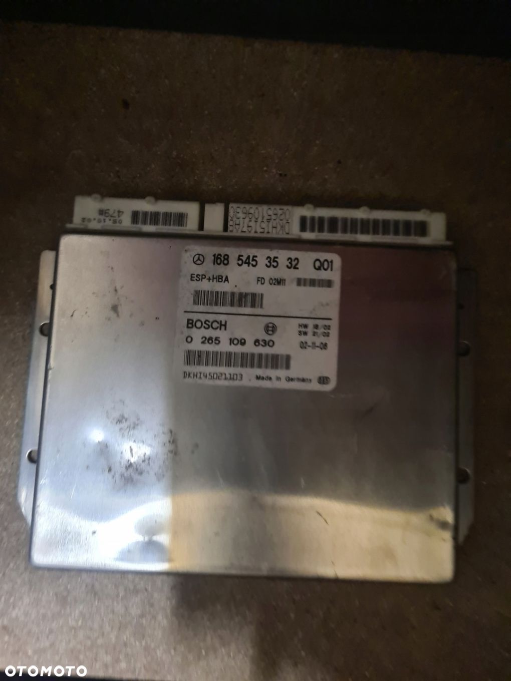 Komputer Mercedes W168 A170 1685453532 - 1