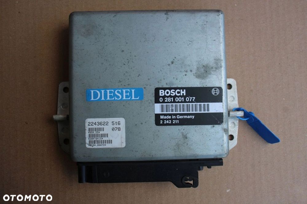 Komputer sterownik silnika BMW e34 2.4 TD 524TD 0281001077 2242211 - 1