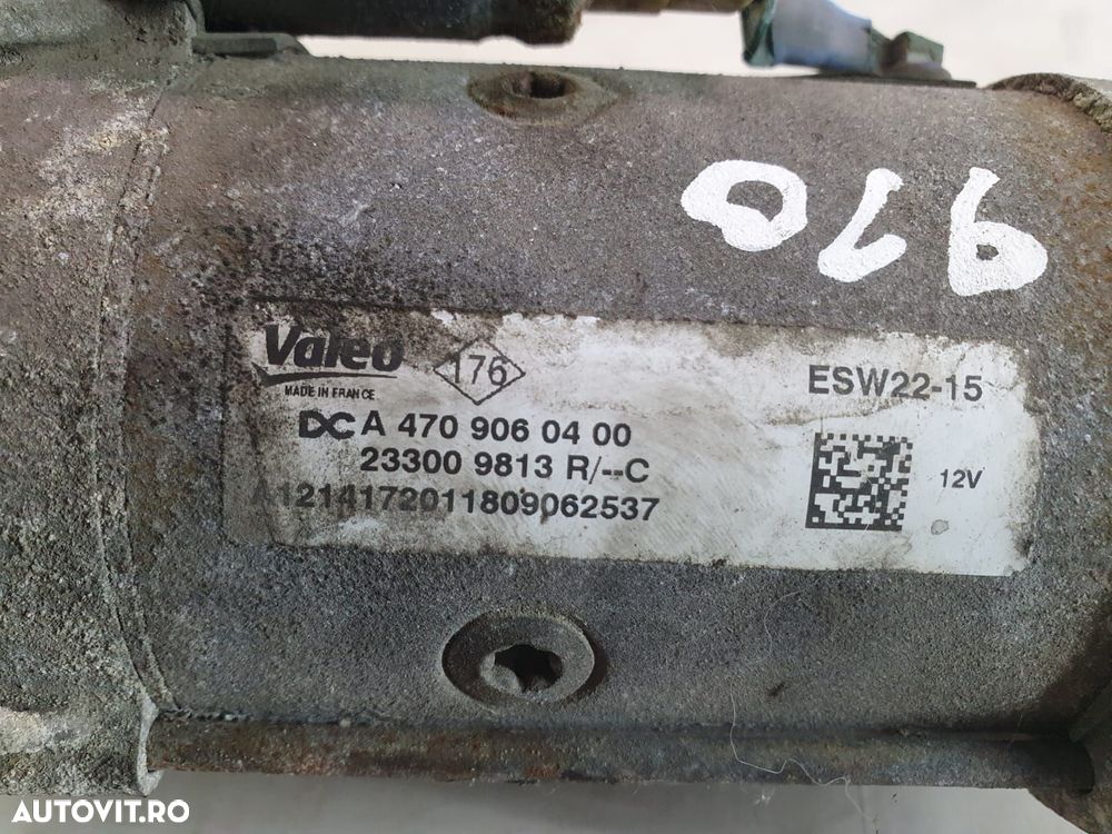 Electromotor 233009813r 2.3 dci M9T706 Renault Master 3 [1st facelift - 3