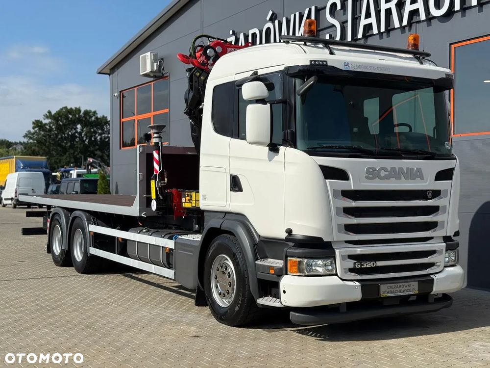 Scania Scania SCANIA G 320 // Klimatyzacja /  6x2 6x4 // platforma z żurawiem FASSI F425RA.2.24 - 14