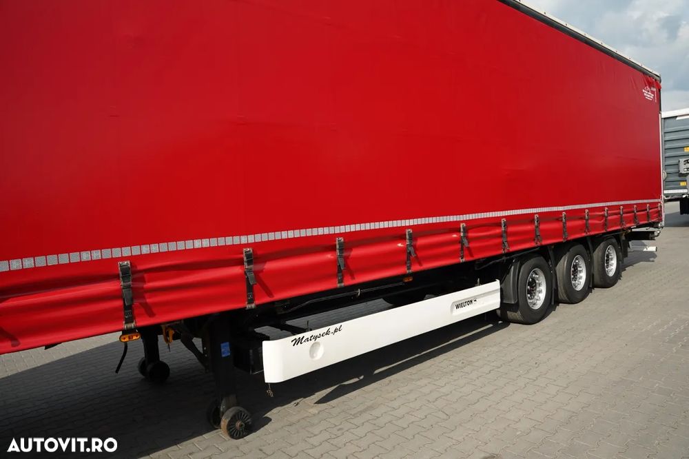 Wielton CORTINĂ WIELTON / MEGA / ACOPERIȘ CULISANT / SISTEM BDE - STALPINI CULISANTI / SAF - 10