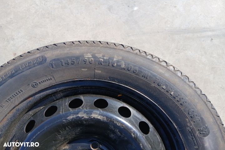 Roata de rezerva slim R16 40300JD077 145/90 R16 2584B ET40 40300JD077 - 2