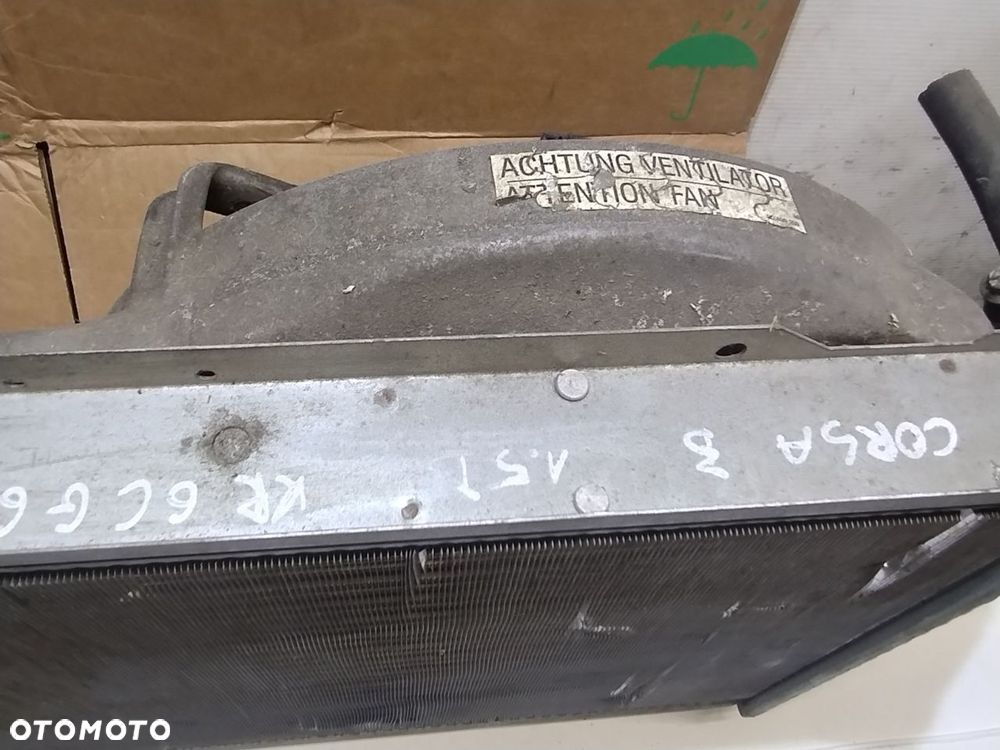 CHŁODNICA WODY OPEL CORSA B 1.5 - 4