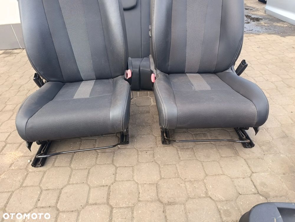 Fotel fotele tapicerka boczki megane III PÓŁ SKÓRA - 6
