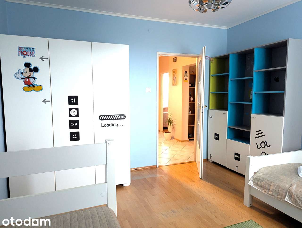 Mieszkanie 3-pokojowe, 75 m2, kuchnia, balkon, piwnica, ochrona Włochy