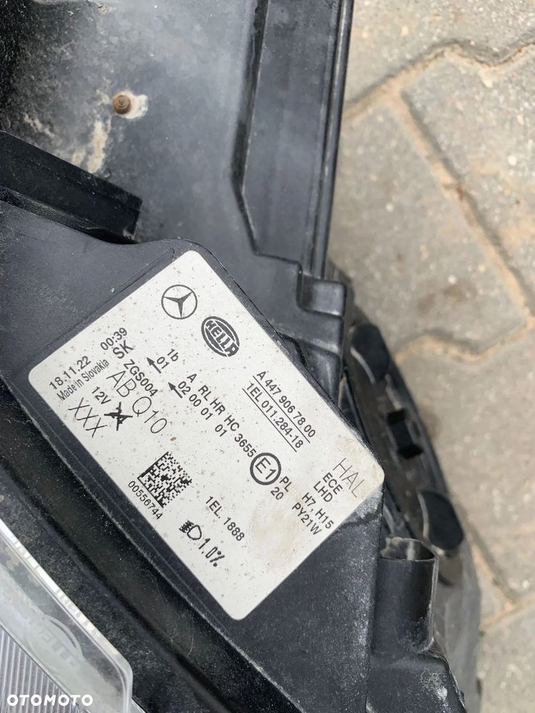 VITO VIANO lampa reflektor prawy A4479067800 - 2