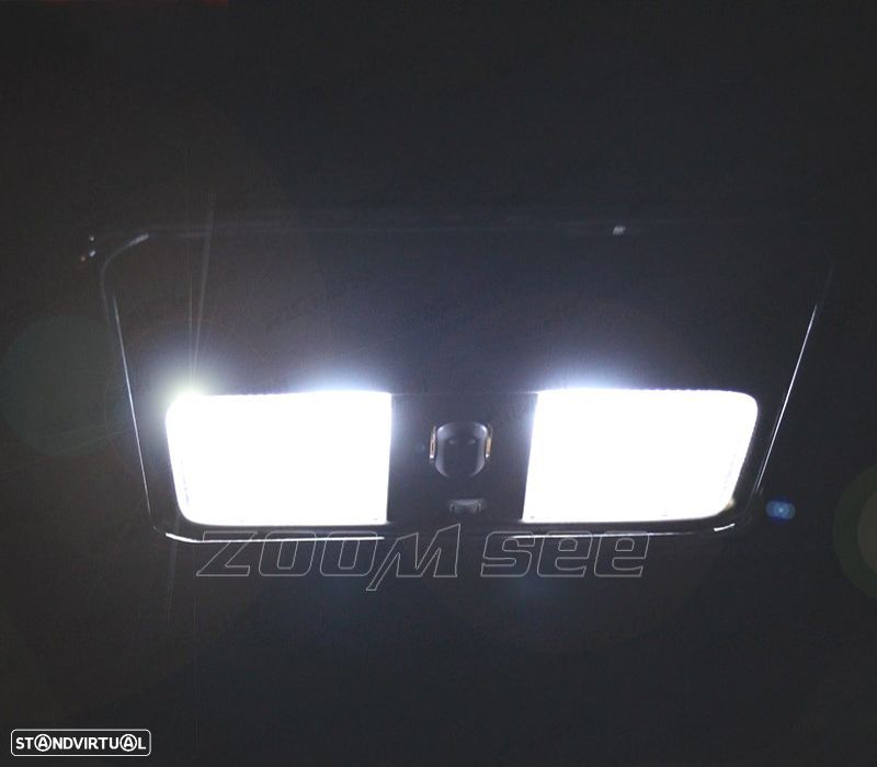 KIT COMPLETO DE 10 LAMPADAS LED INTERIOR PARA RENAULT KOLEOS INTERIOR LED 09-16 - 3