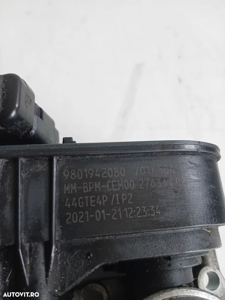 Clapeta Acceleratie Citroen Opel Peugeot 1.2 B HN05 Euro 6 Cod 9801942080 Grandlaand Corsa F 2008 - 6