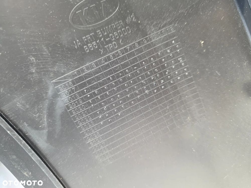 KIA PICANTO 3 III 16- NOWY ORYGINALNY ZDERZAK PRZEDNI PRZÓD , NR 86511-G6000 , NR AUKCJI NZ1829 - 19