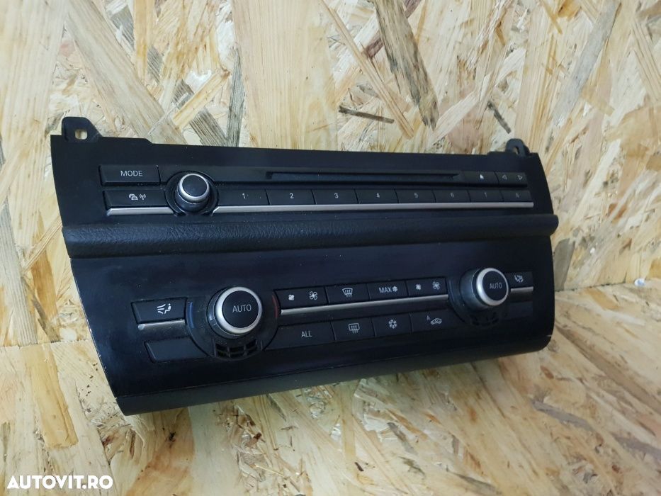 Panou Modul Climatronic Interfata Radio CD Navigatie Bmw F10 F11 - 1