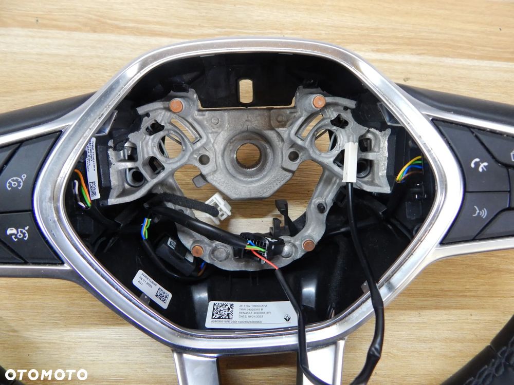 Kierownica skórzana Renault Kangoo III captur II clio V 19-24 Łuków części - 6