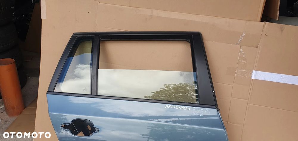 Drzwi prawy tył tylne prawe BMW 5 E61 A85 Neptunblau - 4