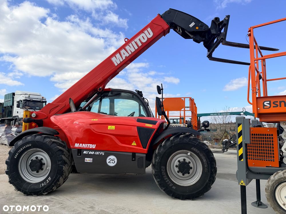 Manitou Manitou Ładowarka teleskopowa Manitou Mlt 840 137 PS łyżka widły Merlo 42.7 TF 737 130 Jcb 541-70 Bobcat TL 38.70 rolnicza budowlana KLIMA 841-145 PS+ zaczep hydr 625 630 635 733 737 741 742 841 850 961 - 6