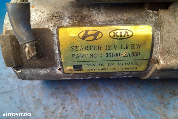 ELECTROMOTOR 1.6 CRDI 361002A950 MX1253 Toyota Avensis 3 T27 [2th fac - 3