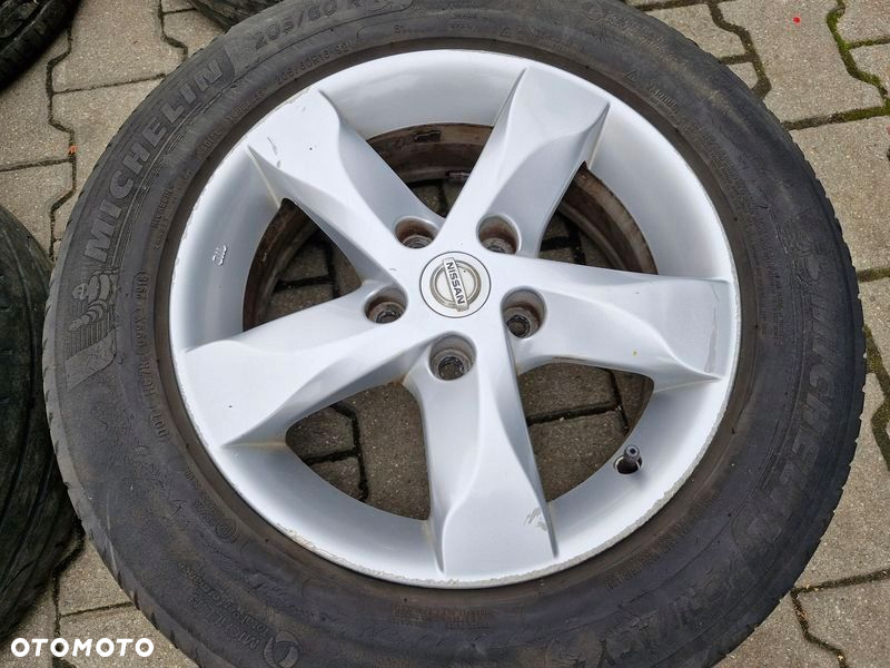NISSAN QASHQAI 1 I J10 FELGI ALUMINIOWE ALUFELGI 6.5JX16 5x114.3 ET40 - 5