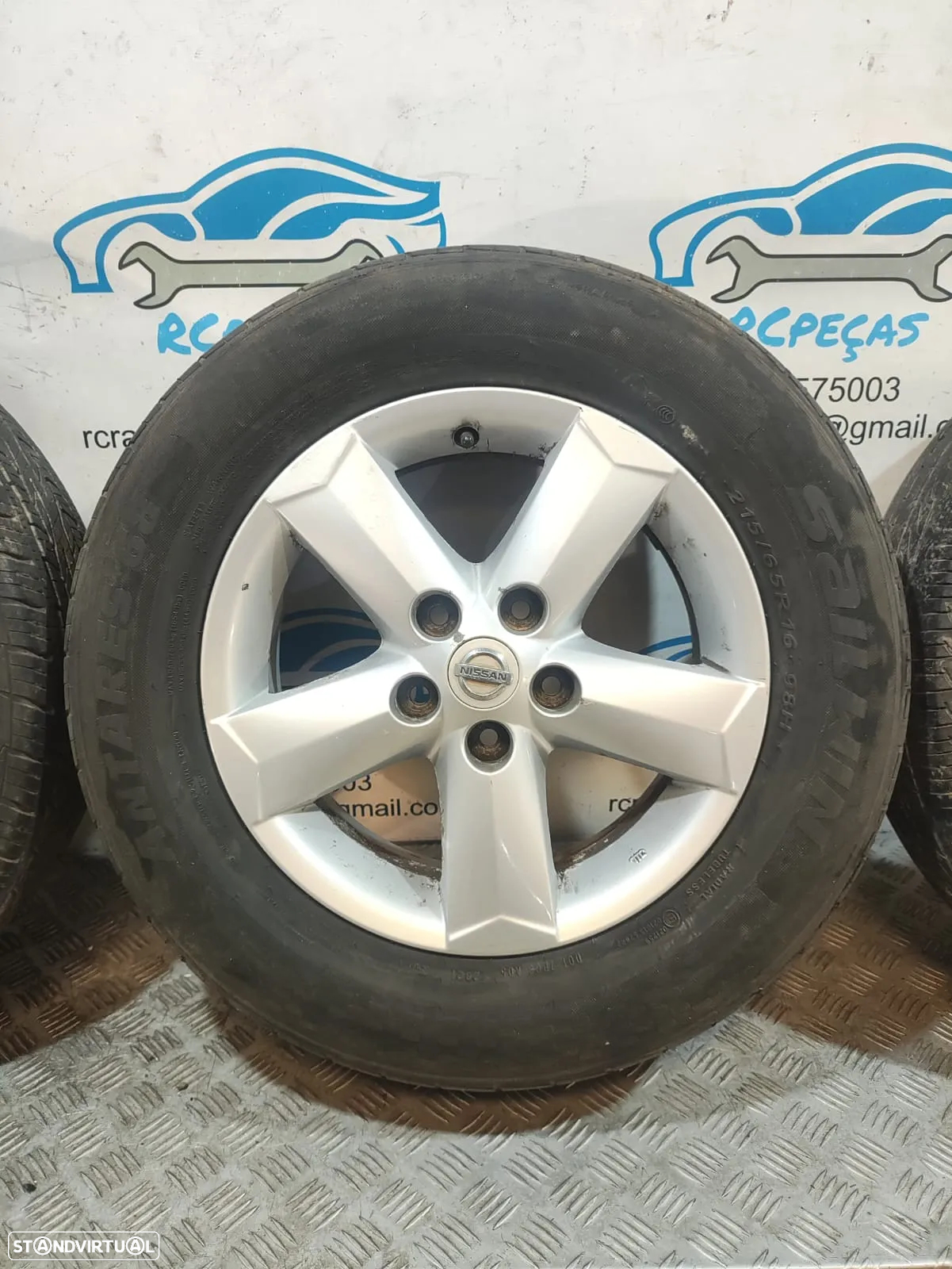 Conjunto Jante Jantes 16 Originais Nissan Qashqai J10 6.5J ET40 5x114.3 N3160140 - 8