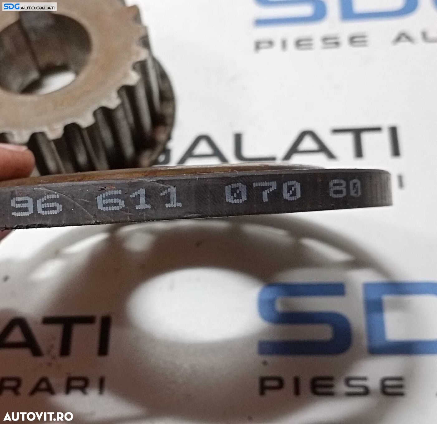Pinion Fulie Roata Dintata Vibrochen Arbore Cotit si Inel Ford Focus 3 2.0 TDCI 2010 - 2015 Cod 9661107080 [M5688] [M5689] - 6