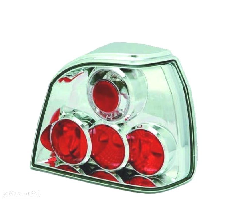 PILOTOS VOLKSWAGEN VW GOLF 3, 91-97 FUNDO CROMADO LEX - 2