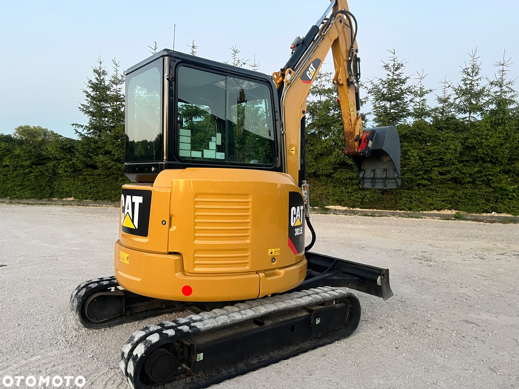 Caterpillar MINIKOPARKA CAT 303.5 E CR 2019r Catepillar 304 303 305 302,7 Bobcat e34 35 26 3x łyżka wiertnica grabie koparka mini gąsienicowa 3,5tony - 4