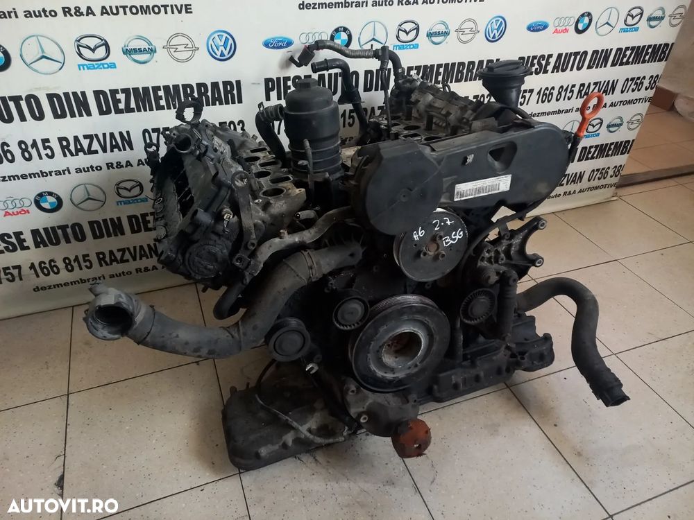 Motor Audi A6 4F C6 2.7 Tdi Cod Motor BSG Euro 4 An 2005-2006-2007-2008-2009 Testat Cu Garantie - D - 6