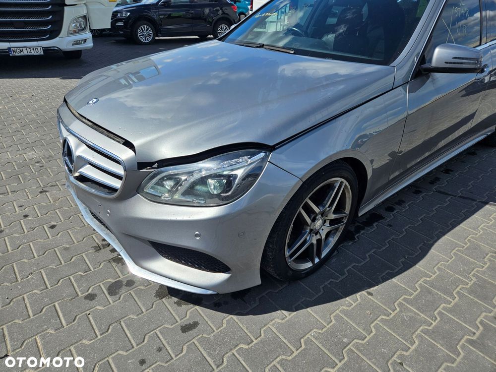 mercedes e klasa e350 w212lift amg maska przód kompletny zderzak reflektory - 3