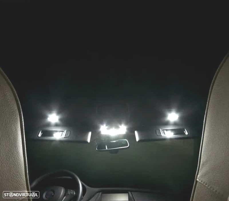 KIT COMPLETO DE 15 LÂMPADAS LED INTERIOR BMW X1 E84 2012-2015 - 3